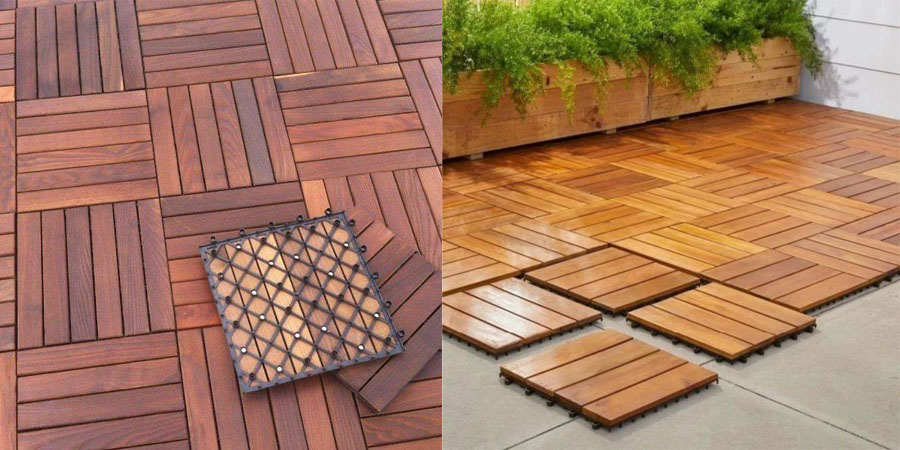 بهترین تایل ترموود برای بالکن کوچک