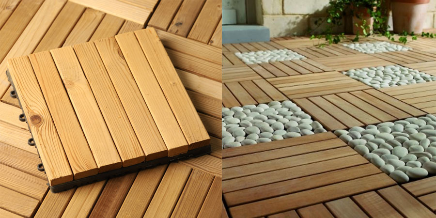 بهترین تایل ترموود برای بالکن کوچک